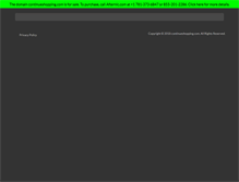 Tablet Screenshot of continueshopping.com